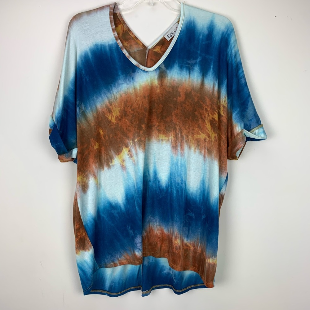 Spin USA Tie Dye Top Sz XL